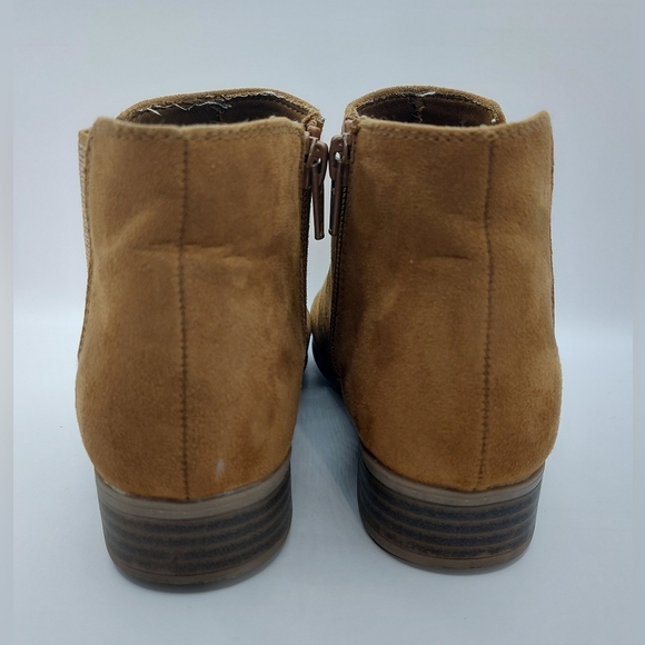 Brown Suede/Microfiber SO Ankle Boots‎ Girls Size 2 - Picture 5 of 8